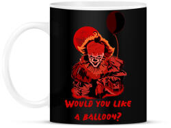 printfashion pennywise4 - Bögre - Fekete (15826601)