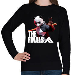 printfashion The Finals - Panda skin - Női pulóver - Fekete (14807863)