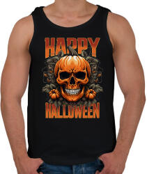 printfashion Halloween Skull - Férfi atléta - Fekete (16859880)