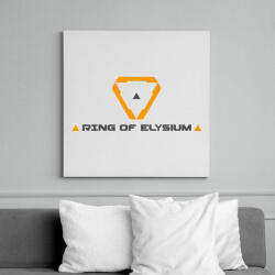 printfashion Ring of Elysium szöveges Logó - Vászonkép - Fehér (6624846)