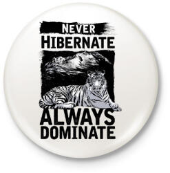 printfashion Uralkodj - Kitűző, hűtőmágnes - Fehér (3074668)