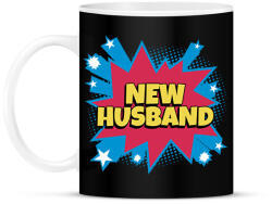 printfashion NEW HUSBAND - Bögre - Fekete (10932283)