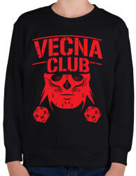 printfashion Vecna Club DND - Gyerek pulóver - Fekete (7476984)