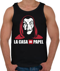 printfashion La casa de papel WL - Férfi atléta - Fekete (5558538)