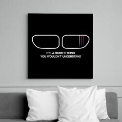 printfashion Bimmer Thing - Vászonkép - Fekete (6649081)