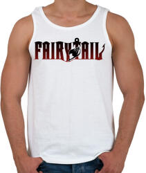 printfashion Fairy Tail logo - Férfi atléta - Fehér (2686066)