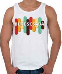 printfashion Békéscsaba - Színes - Férfi atléta - Fehér (7139396)