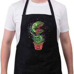 printfashion Zombi növény - Kötény - Fekete (5537489)