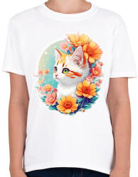 printfashion cat2 - Gyerek póló - Fehér (13557878)