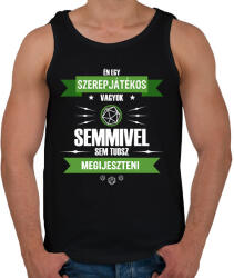 printfashion Semmivel sem tudsz megijeszteni - Férfi atléta - Fekete (2679955)
