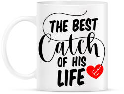 printfashion Horgász páros - a legjobb fogás - Bögre - Fehér (6066337)