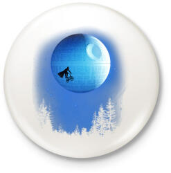 printfashion Let's have fun - Kitűző, hűtőmágnes - Fehér (3074747)