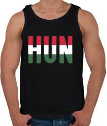 printfashion Hajrá Magyarország! - Férfi atléta - Fekete (906141)