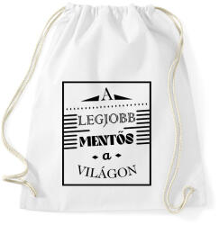 printfashion A legjobb mentős - Sportzsák, Tornazsák - Fehér (7226907)
