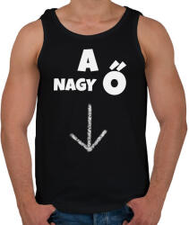 printfashion A NAGY Ő - Férfi atléta - Fekete (9855376)