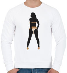 printfashion Táncosnő - Férfi pulóver - Fehér (11997308)