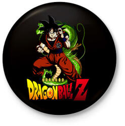 printfashion goku - Kitűző, hűtőmágnes - Fekete (15005347)