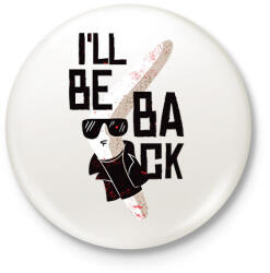 printfashion Terminátor bumeráng - Kitűző, hűtőmágnes - Fehér (6382844)