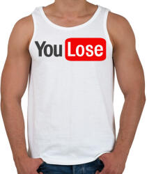 printfashion you lose - Férfi atléta - Fehér (2792118)