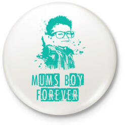 printfashion mumsboy - Kitűző, hűtőmágnes - Fehér (3080912)