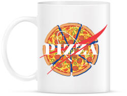 printfashion Nasa Pizza - Bögre - Fehér (1714113)