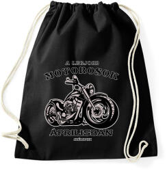 printfashion a legjobb motorosok - Sportzsák, Tornazsák - Fekete (6026194)