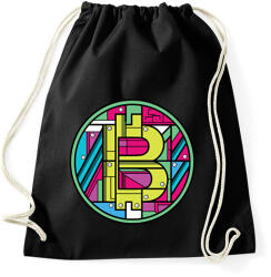 printfashion BITCOIN 4 EVER 69 - Sportzsák, Tornazsák - Fekete (6204689)