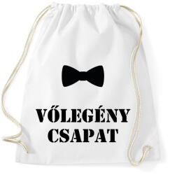printfashion Vőlegény csapat - Sportzsák, Tornazsák - Fehér (5463260)