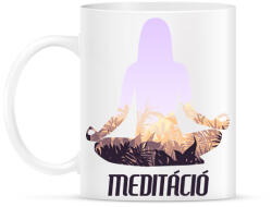 printfashion Meditáció - Bögre - Fehér (6347845)