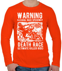 printfashion Illegális futam - Férfi hosszú ujjú póló - Narancs (149212)