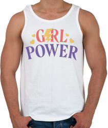printfashion Girl power - erős nők - Férfi atléta - Fehér (4606562)