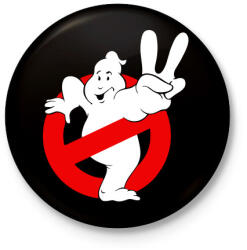 printfashion Ghostbusters - Kitűző, hűtőmágnes - Fekete (3101858)