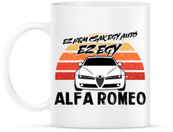 printfashion Ez nem csak egy autó ez egy ALFA ROMEO - Bögre - Fehér (16465641)