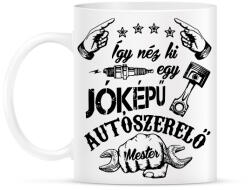 printfashion Jóképű autószerelő - Bögre - Fehér (5377496)