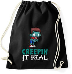 printfashion Creepin It Real - Sportzsák, Tornazsák - Fekete (1877549)