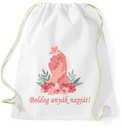 printfashion Boldog anyák napját! - Sportzsák, Tornazsák - Fehér (4806826)