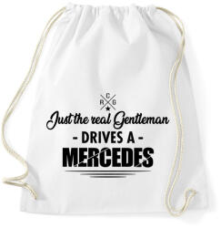 printfashion Just the real Gentleman - Mercedes - Sportzsák, Tornazsák - Fehér (4452939)