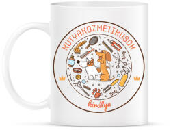 printfashion Kutyakozmetikusok királya - Bögre - Fehér (7249861)
