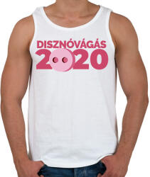 printfashion Disznóvágás 2020 - Férfi atléta - Fehér (2153994)