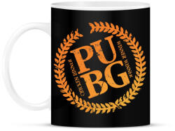 printfashion PUBG LOGO - Bögre - Fekete (960008)