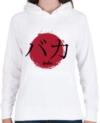 printfashion Baka - Női kapucnis pulóver - Fehér (7630120)