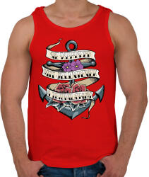 printfashion Soha ne kérdezd - Férfi atléta - Piros (1948484)