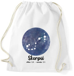 printfashion Skorpió - Sportzsák, Tornazsák - Fehér (7476078)