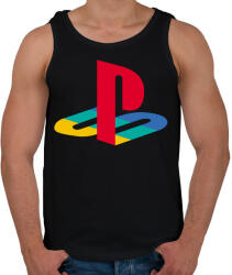 printfashion PS 2 Logo - Férfi atléta - Fekete (2394625)