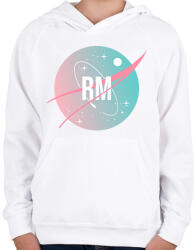 printfashion BTS NASA: RM - Gyerek kapucnis pulóver - Fehér (2037326)