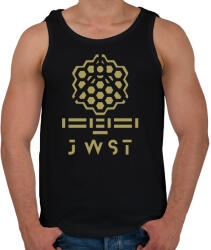 printfashion James Webb űrtávcső JWST - Férfi atléta - Fekete (7580558)