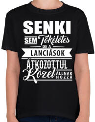 printfashion Tökéletes Lanciások - Gyerek póló - Fekete (1150243)