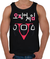 printfashion Squid Game - Soliders - Férfi atléta - Fekete (5478033)