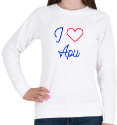 printfashion I love Apu - Női pulóver - Fehér (10539753)