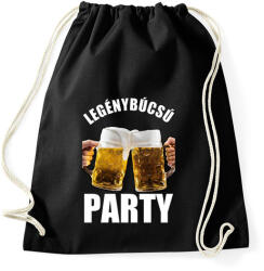 printfashion LEGÉNYBÚCSÚ PARTY - Sportzsák, Tornazsák - Fekete (13578488)